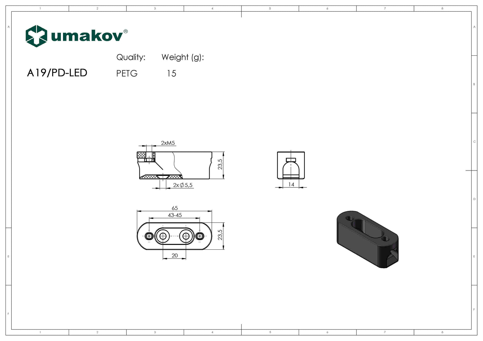 LED profill tartóelem-műanyag PVC