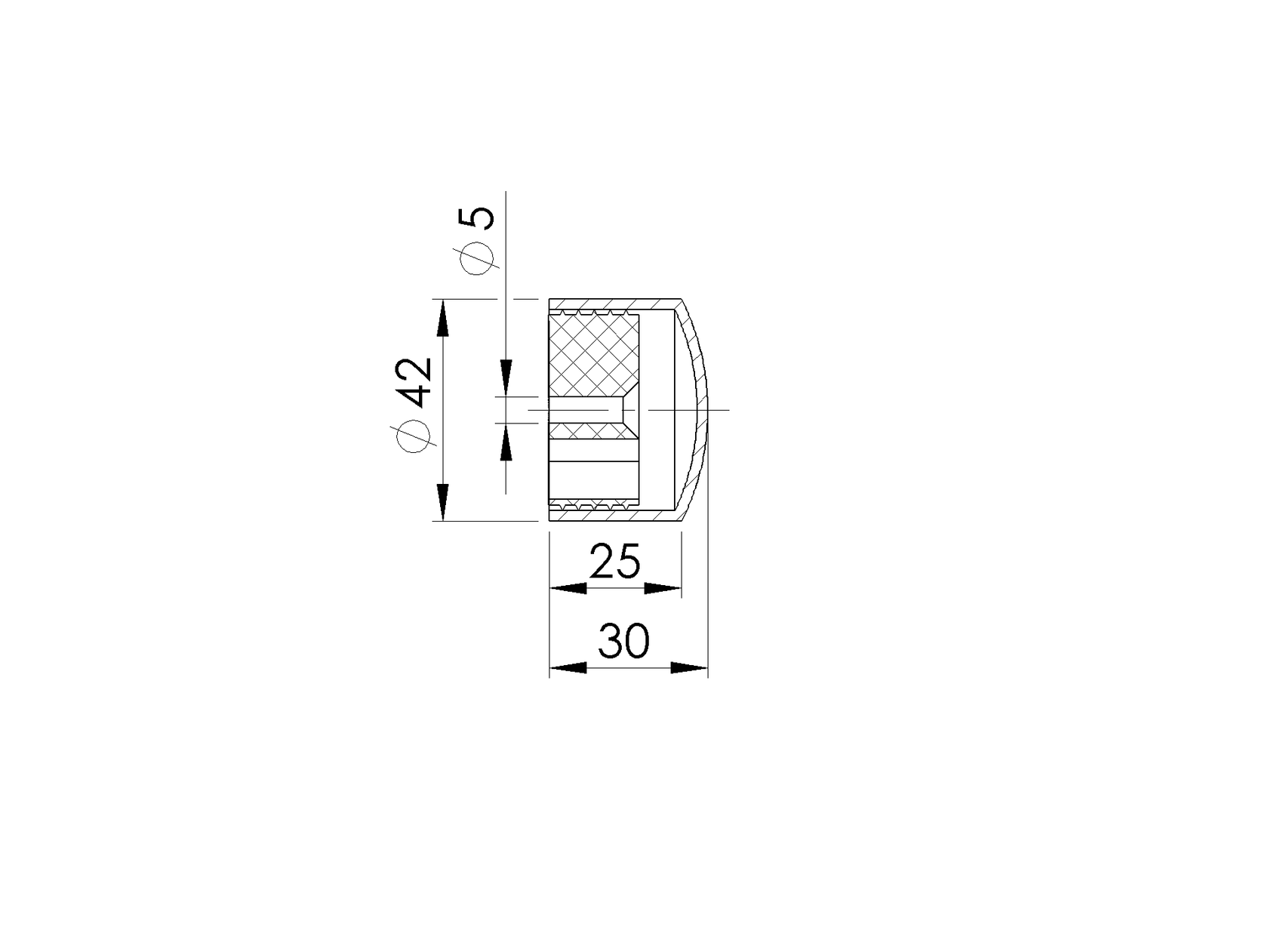 Végzáró fa kapaszkodóhoz
