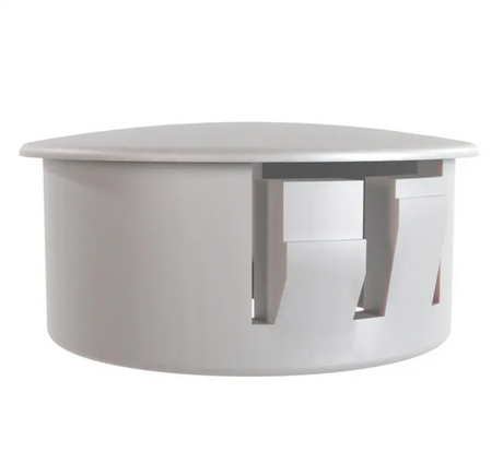 PVC szerelőnyílás takaró alumínium profilhoz, PVC, D30mm