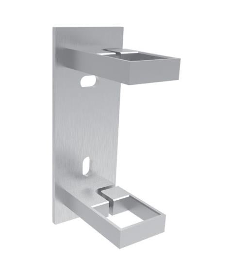 Oldalsó rögzítő zártszelvény oszlophoz, állítható