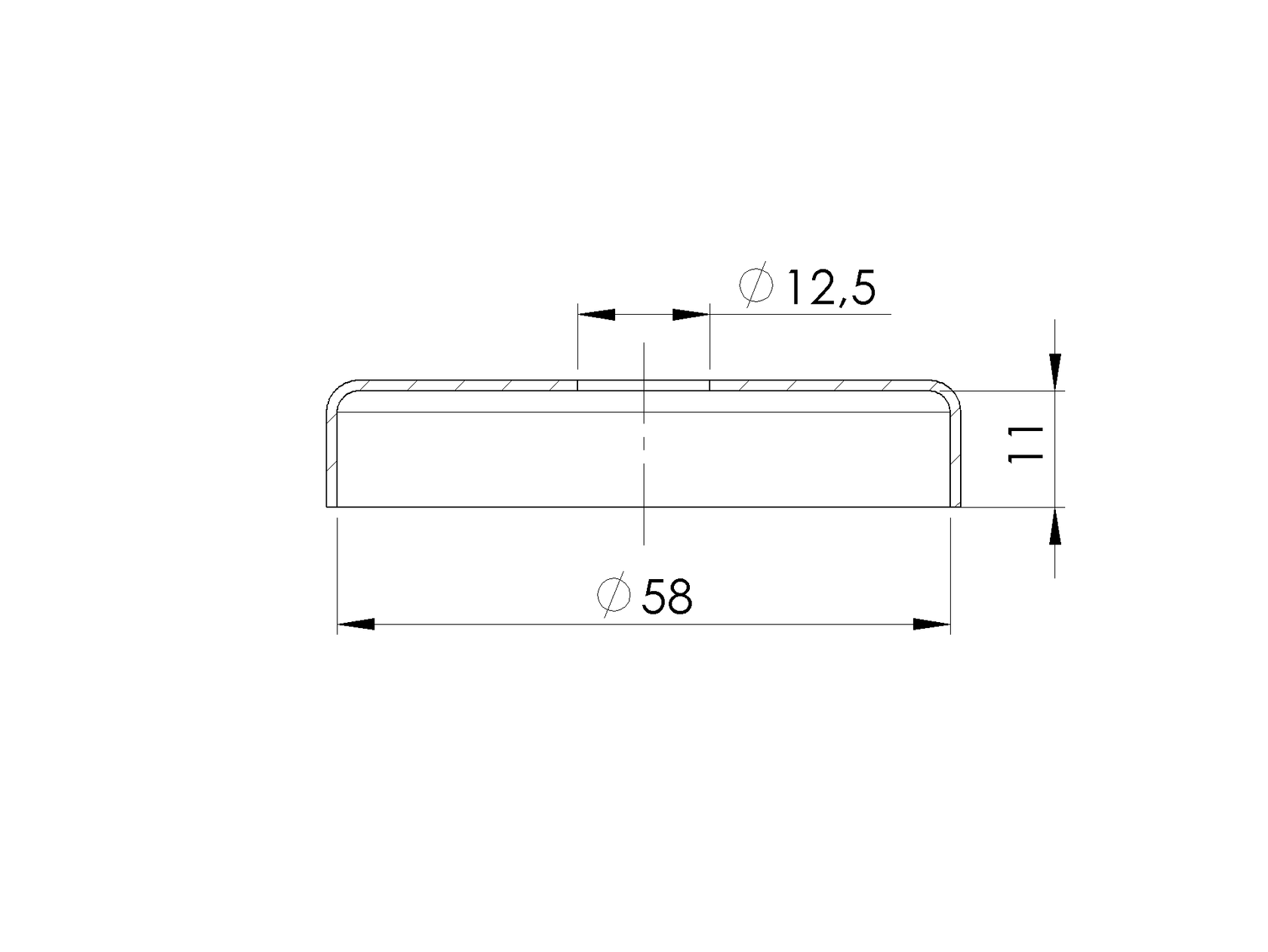 Rozsdamentes oszloptalp takarórozetta