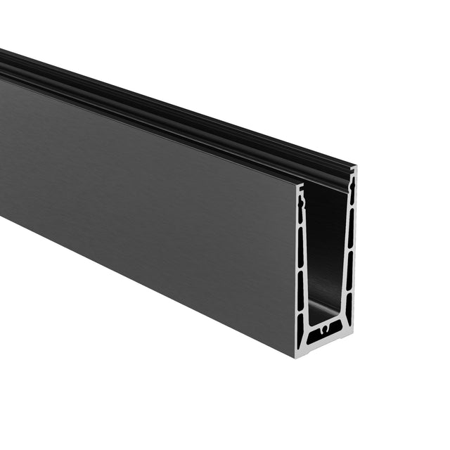 Alumínium profil vonalmenti üvegkorláthoz-ELOX