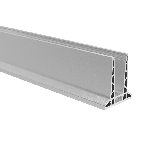 Alumínium profil vonalmenti üvegkorláthoz