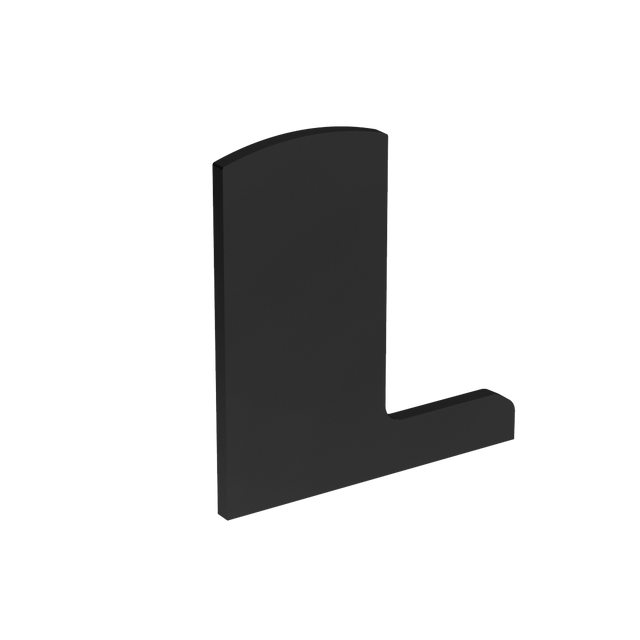 Végzáró alumínium profilhoz AL/0006-UNO-S-EB