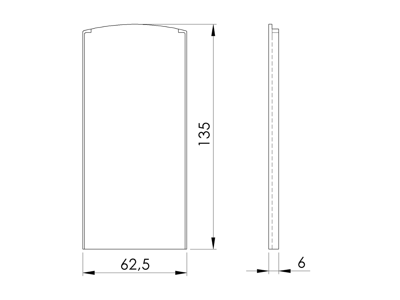 Végzáró alumínium profilhoz Al/0004-PRO-B-S-E