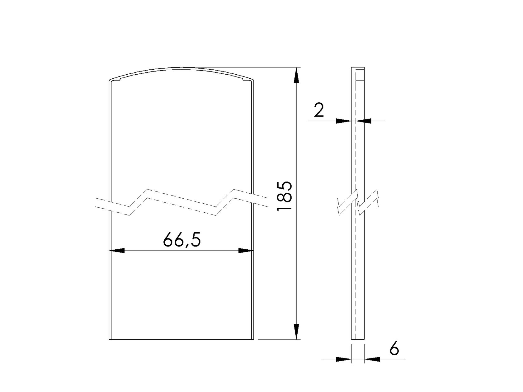 Végzáró alumínium profilhoz AL/0004-UnoXL-S-E