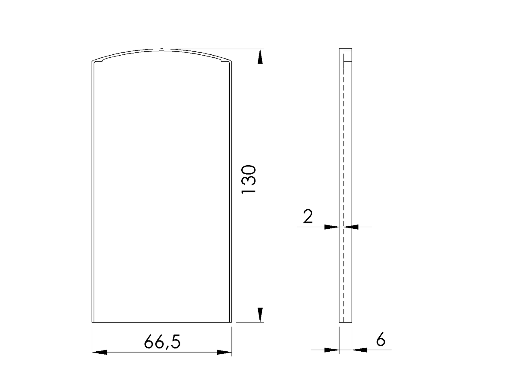 Végzáró alumínium profilhoz AL/0004-UnoXL-S-E