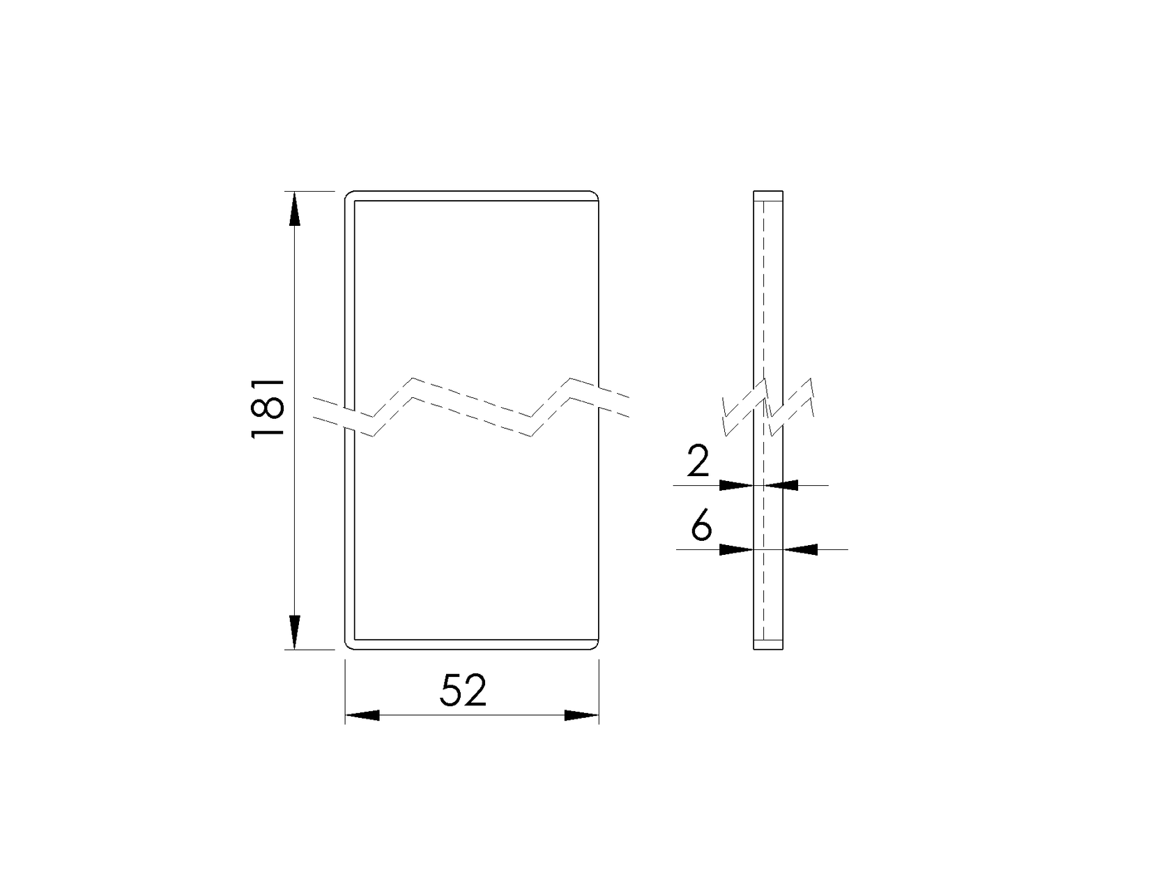 Végzáró alumínium profilhoz AL/0005-D-S-E