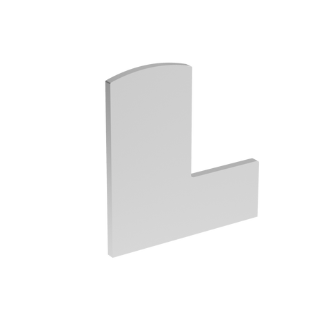 Végzáró alumínium profilhoz AL/0006-UNO-S-E