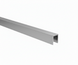 U-profil 20x30x2 mm, 10–12 mm vastag üveghez, eloxált