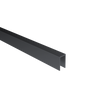 Zasklenie pevné - profil U 20x40x2mm t10-12mm BLACK