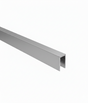 U-profil 20x40x2 mm, 10–12 mm vastag üveghez, eloxált
