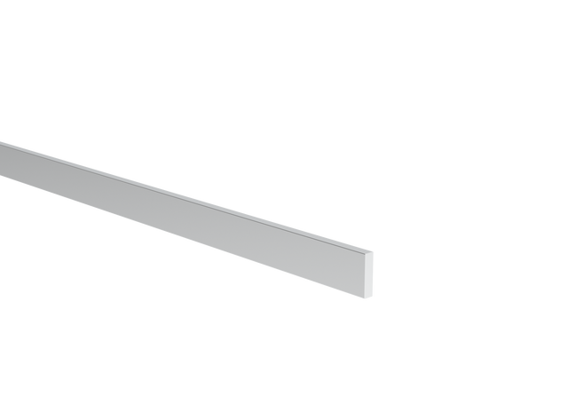 Lapos alumínium rúd