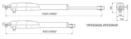 Egyszárnyú kapu meghajtása, fotocellákkal szerelve