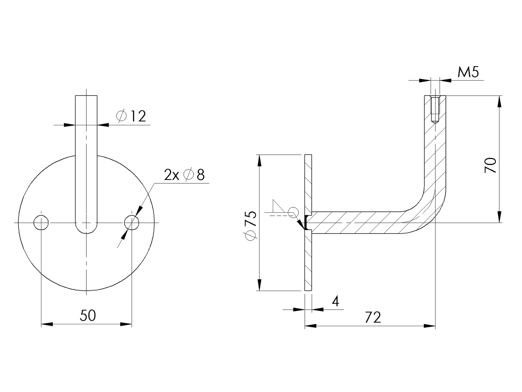 Falikonzol kapaszkodóhoz