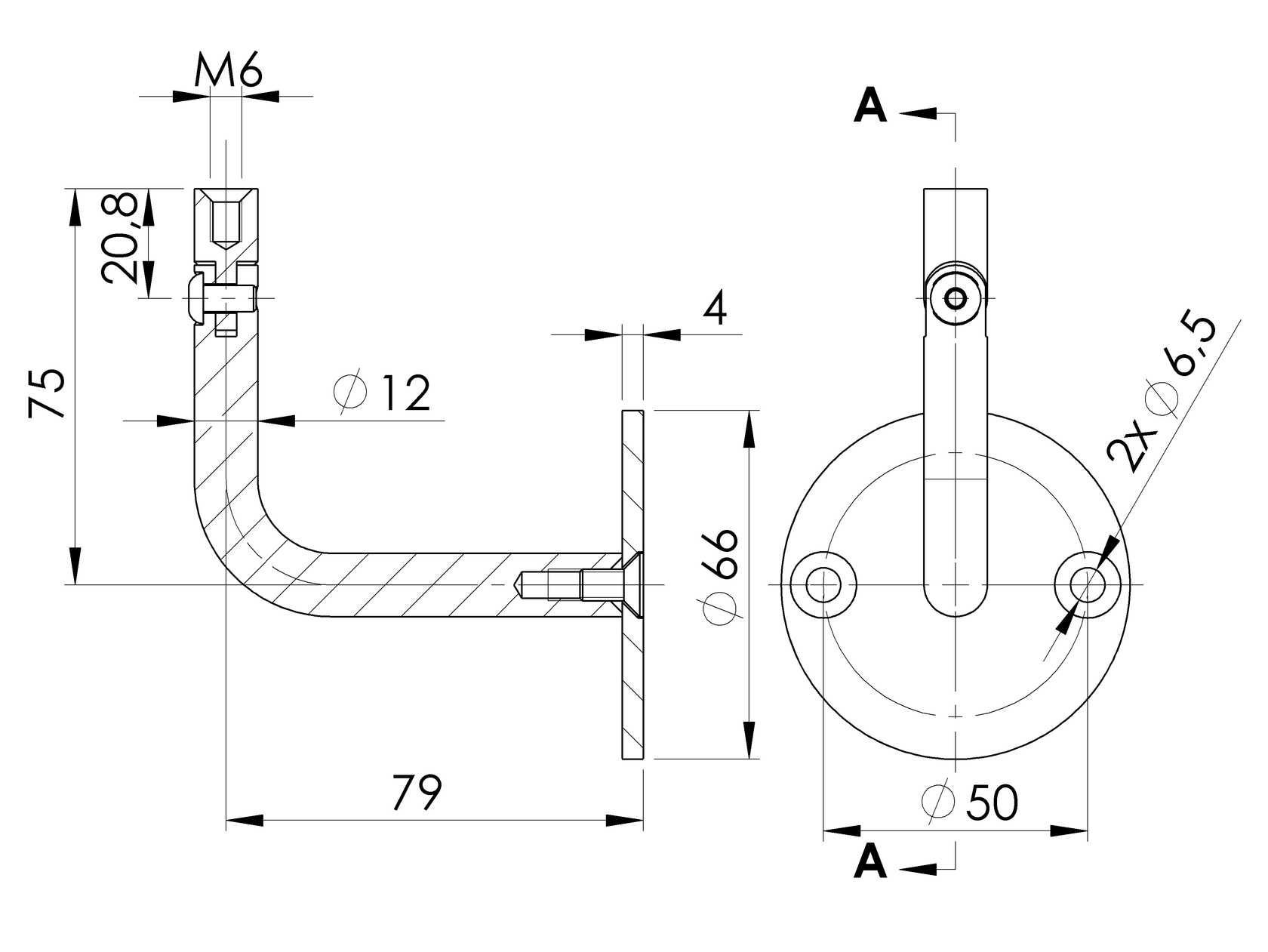 Állítható falikonzol körkapaszkodóhoz