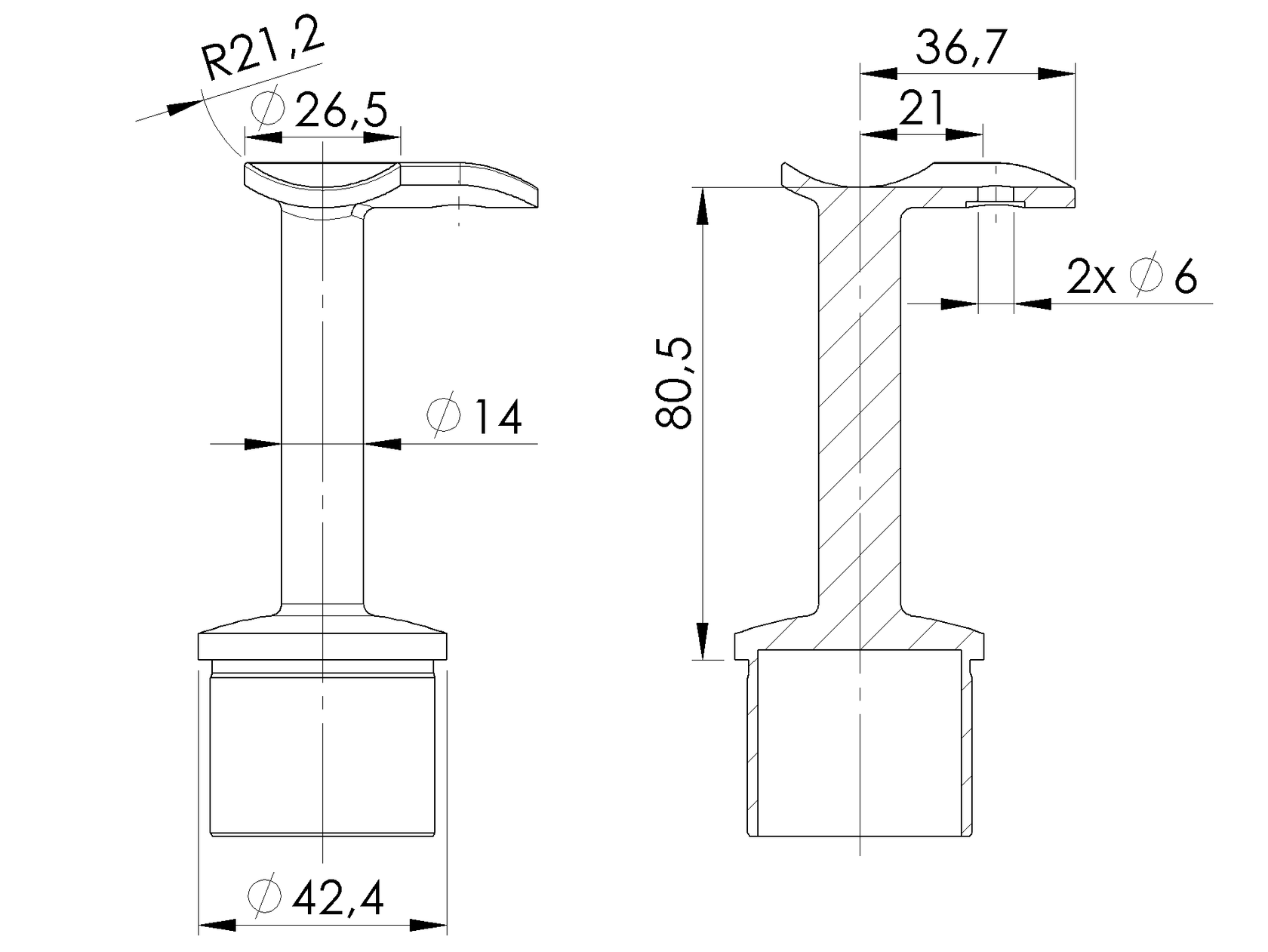 Korlátsarok kapaszkodótartó