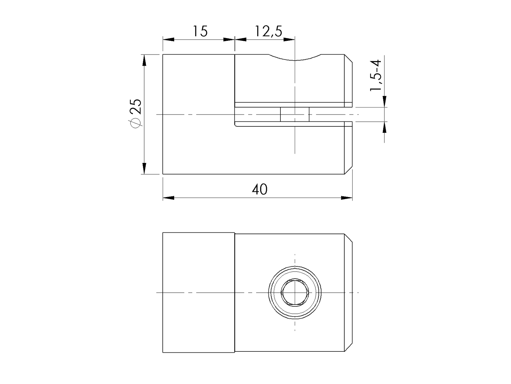 Korlátbetétlemez síkhátú tartóelem
