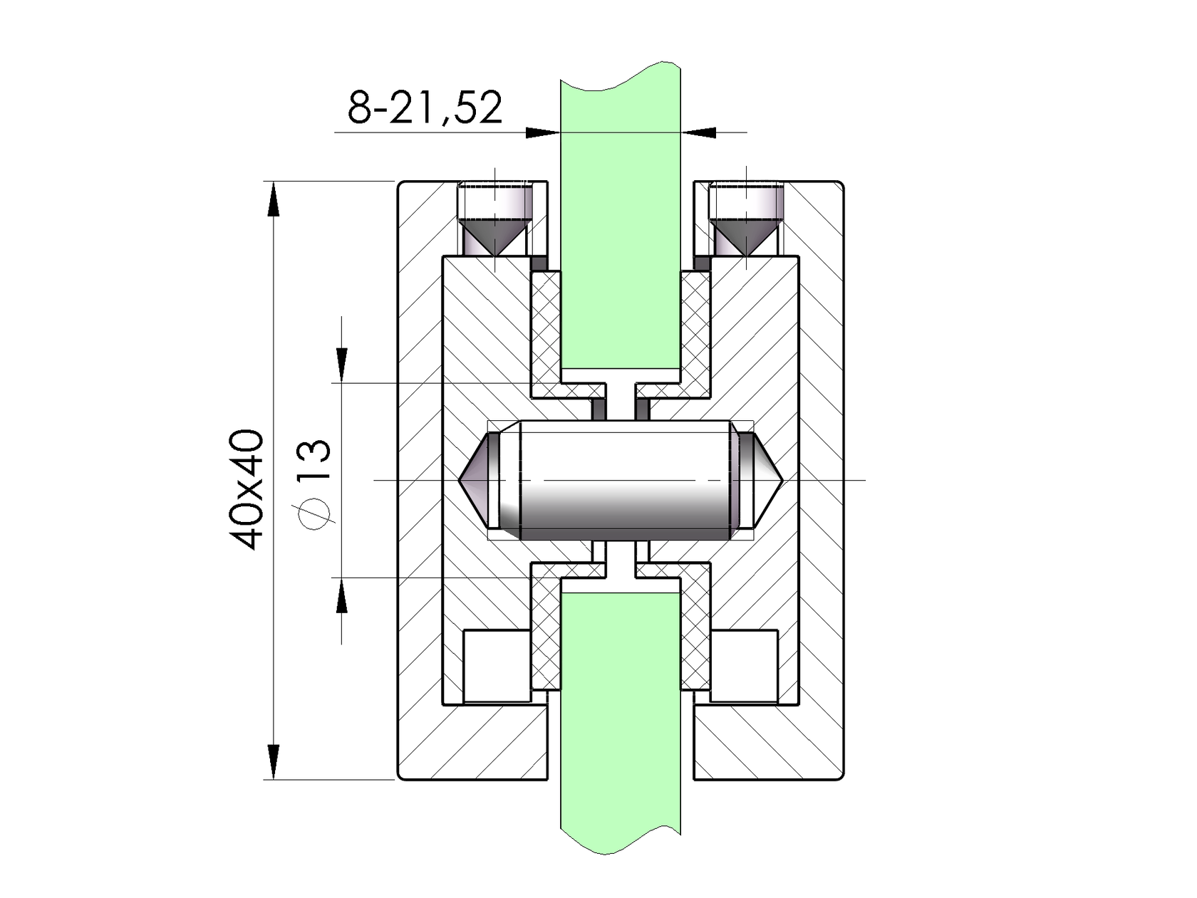 Pont üvegfogó-előlap