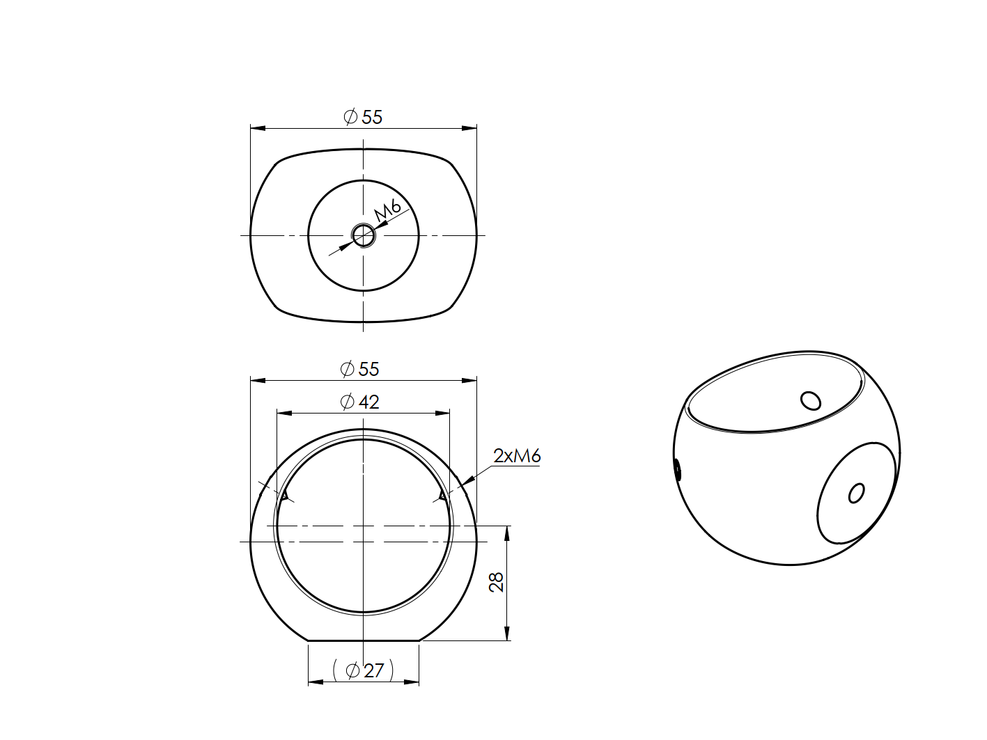 Cső tartó - gyűrű