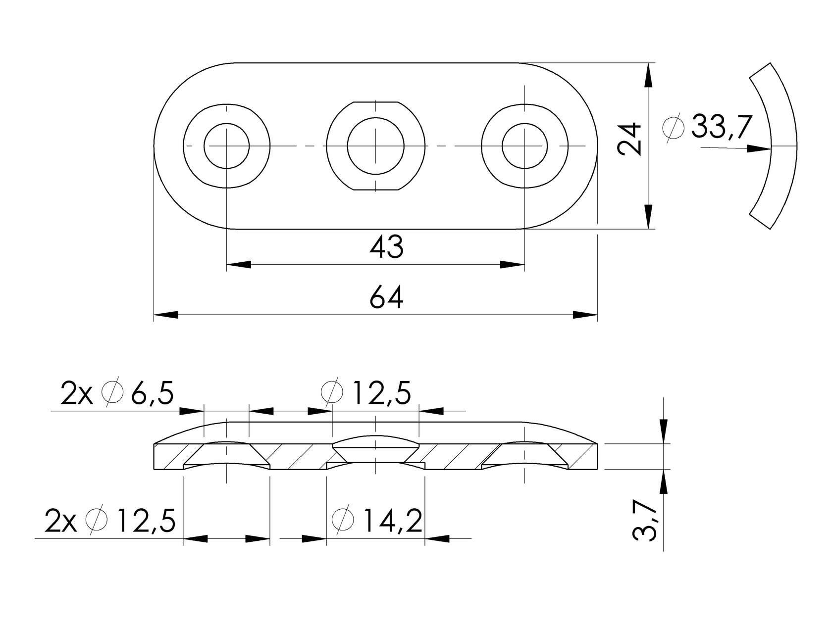 Rozsdamentes kapaszkodótartó -fixbölcső