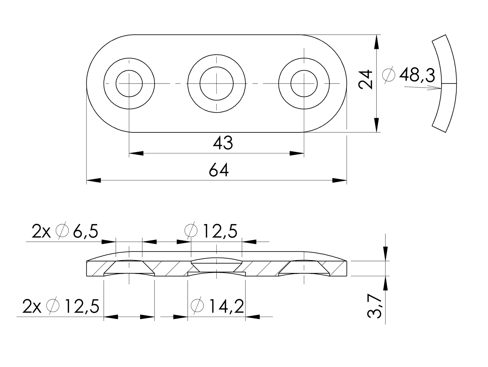 Rozsdamentes állítható tartóbölcső-körkapaszkodó