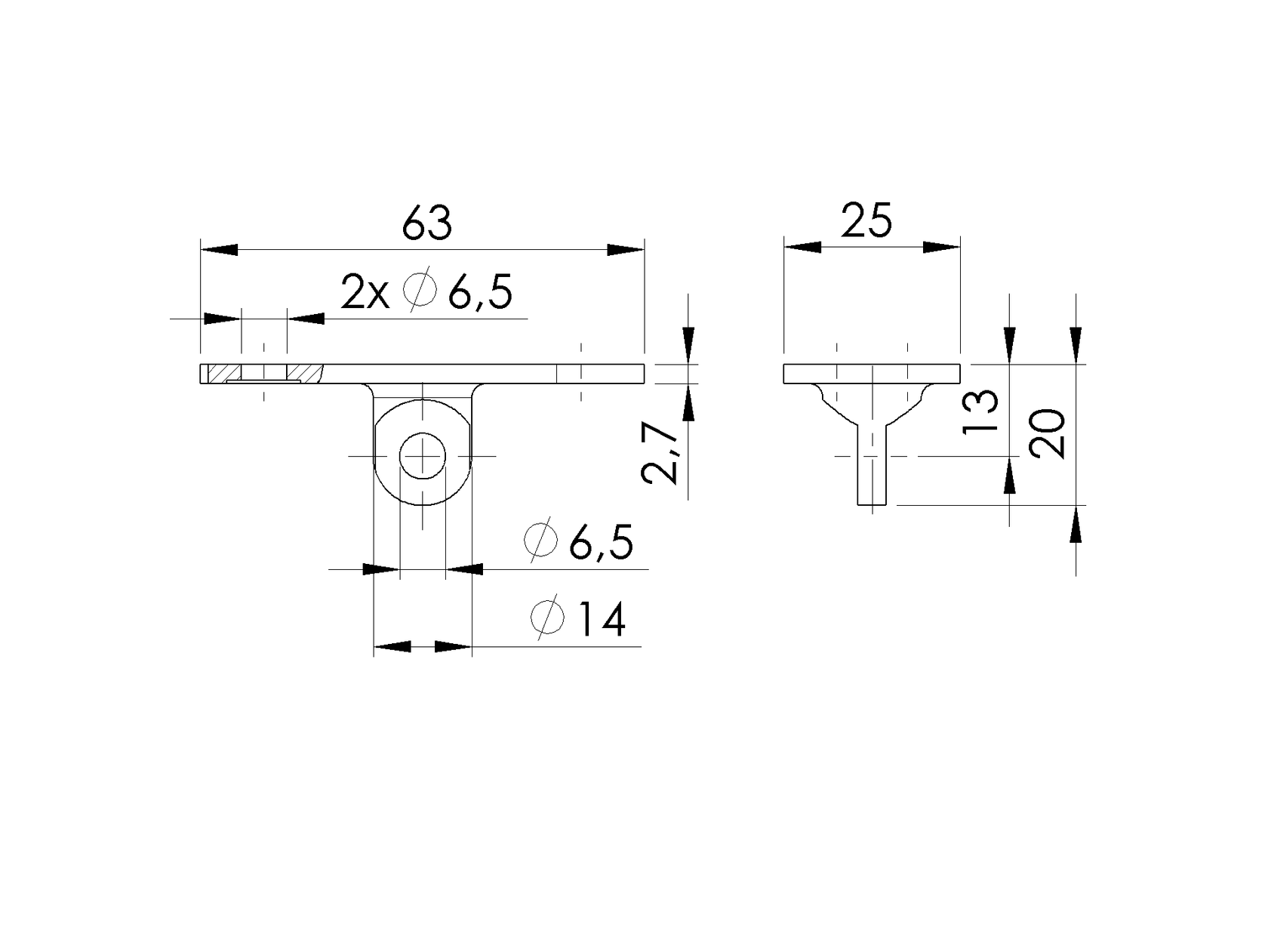 Állítható rozsdam. sík kapaszkodó tartólap