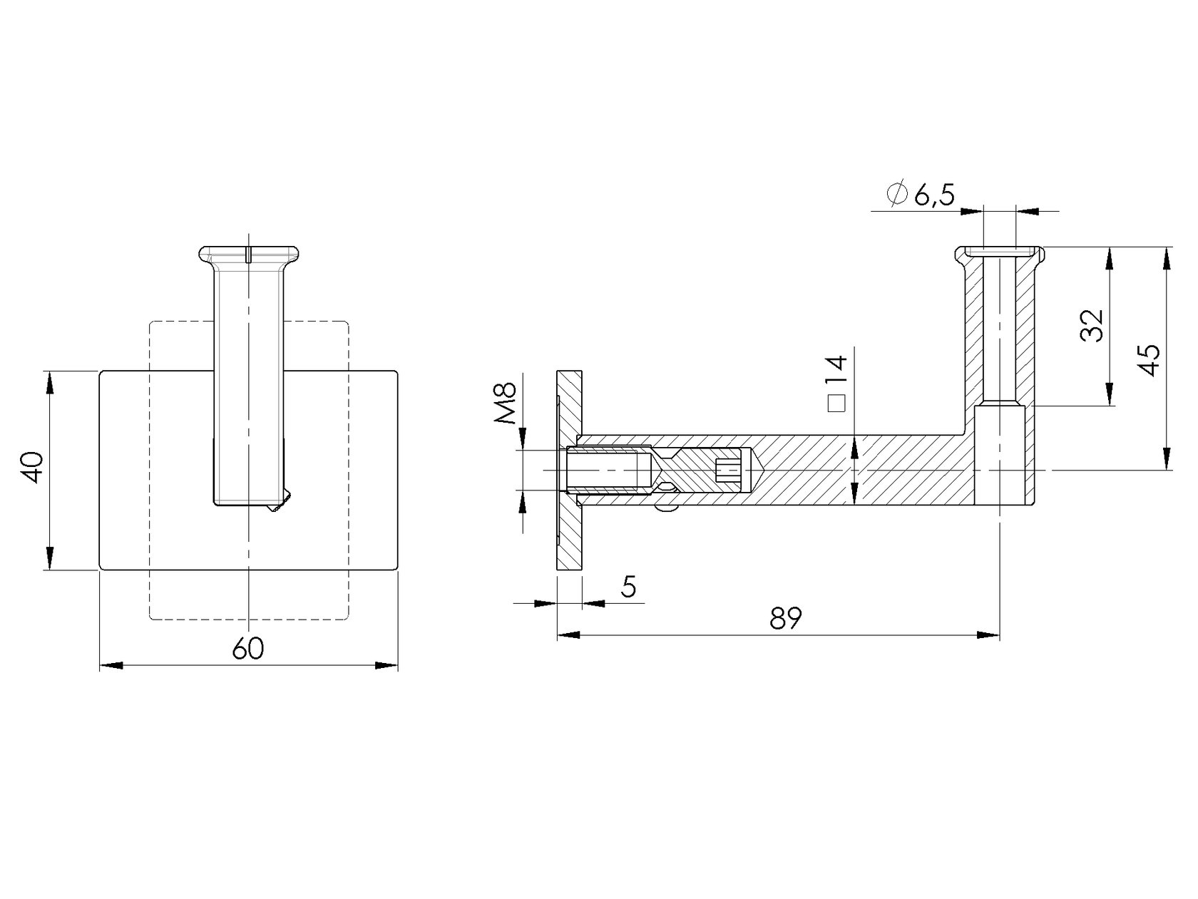 Fali kapaszkodótartó
