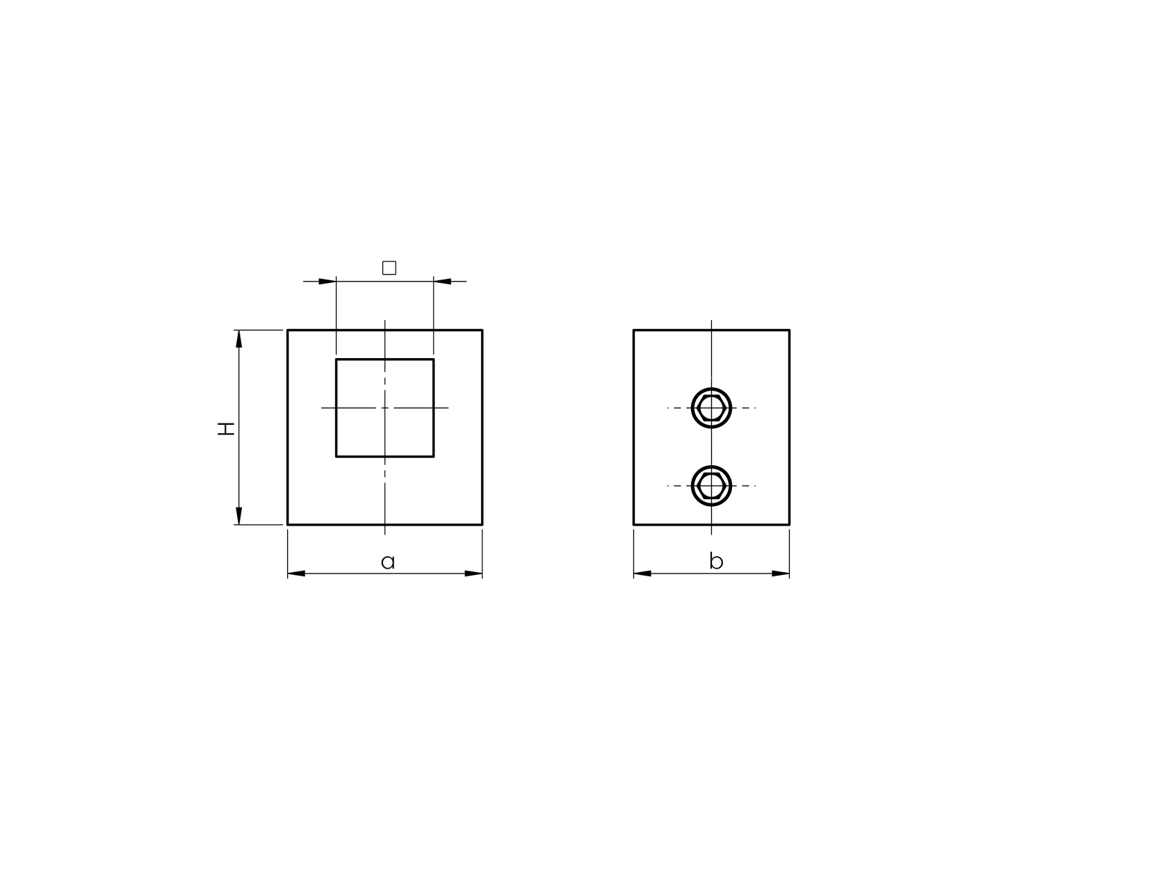 Keresztrúdtartó zártszelvényre