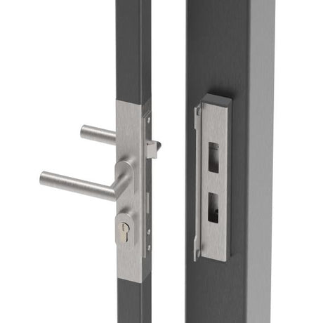 Zárkészlet 40x40 AISI 304