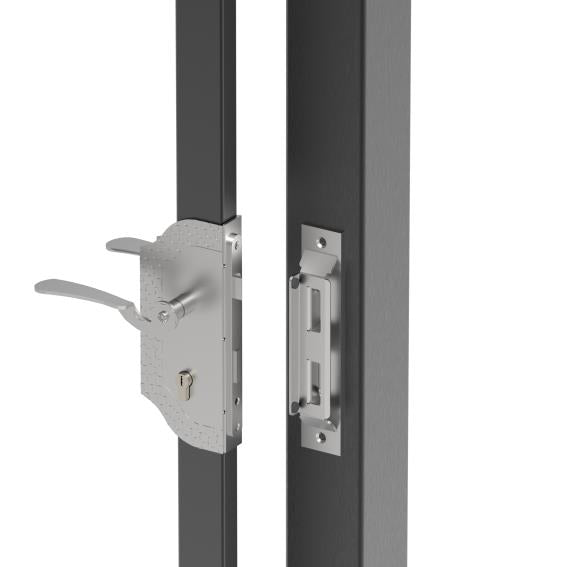 Zárkészlet 30x30, D1/14 dekoratív címkével