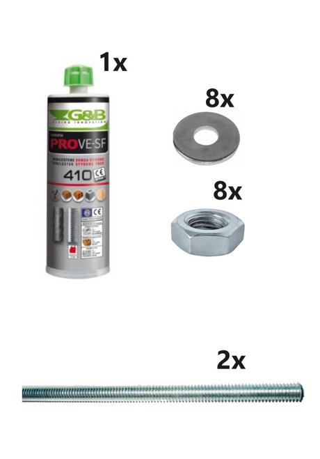 Szerelőkészlet CARPORT-hoz