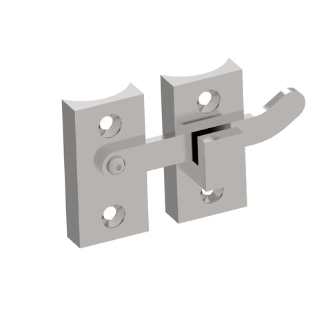 Saválló karos rigli körszelvényre INOX, AISI 316