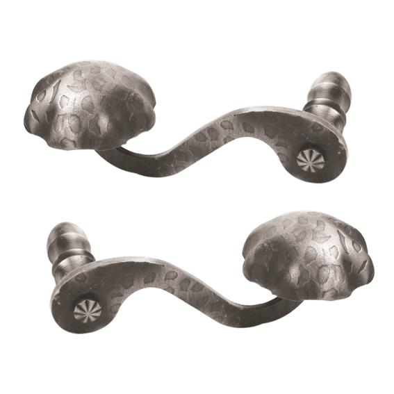 Kilincs L160,d17,5mm, Zn-black