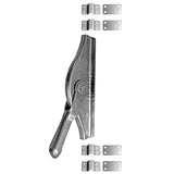 Szárnyaskapu tolózár Zn, L235mm