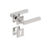 Rozsdamentes kilincs - zártakaróval AISI 304, K320