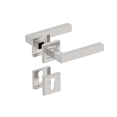 Rozsdamentes kilincs - zártakaróval AISI 304, K320