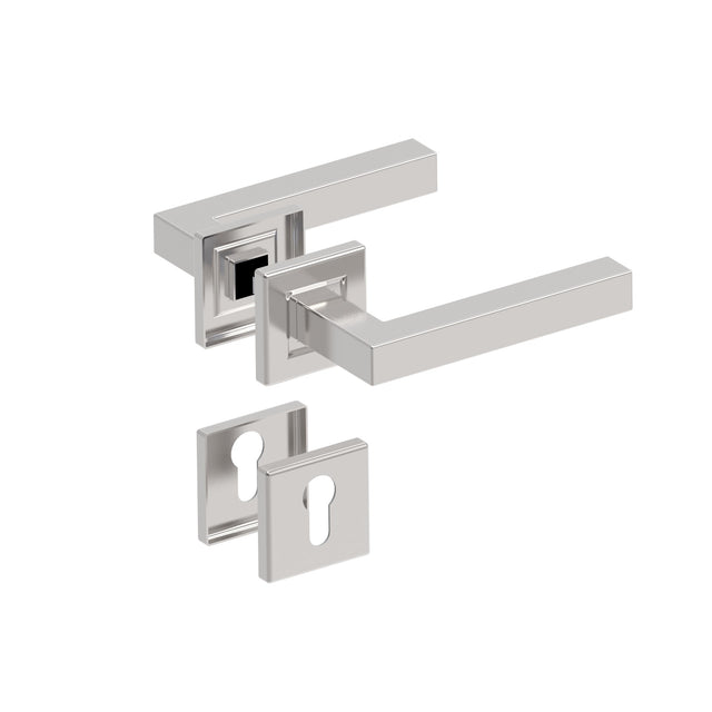 Rozsdamentes kilincs - zártakaróval AISI 304, K320