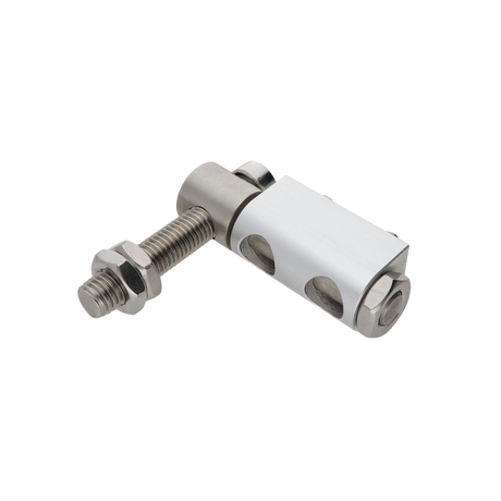 Állítható csukló csavarozható kivitelben, rozsdamentes acél/alumínium