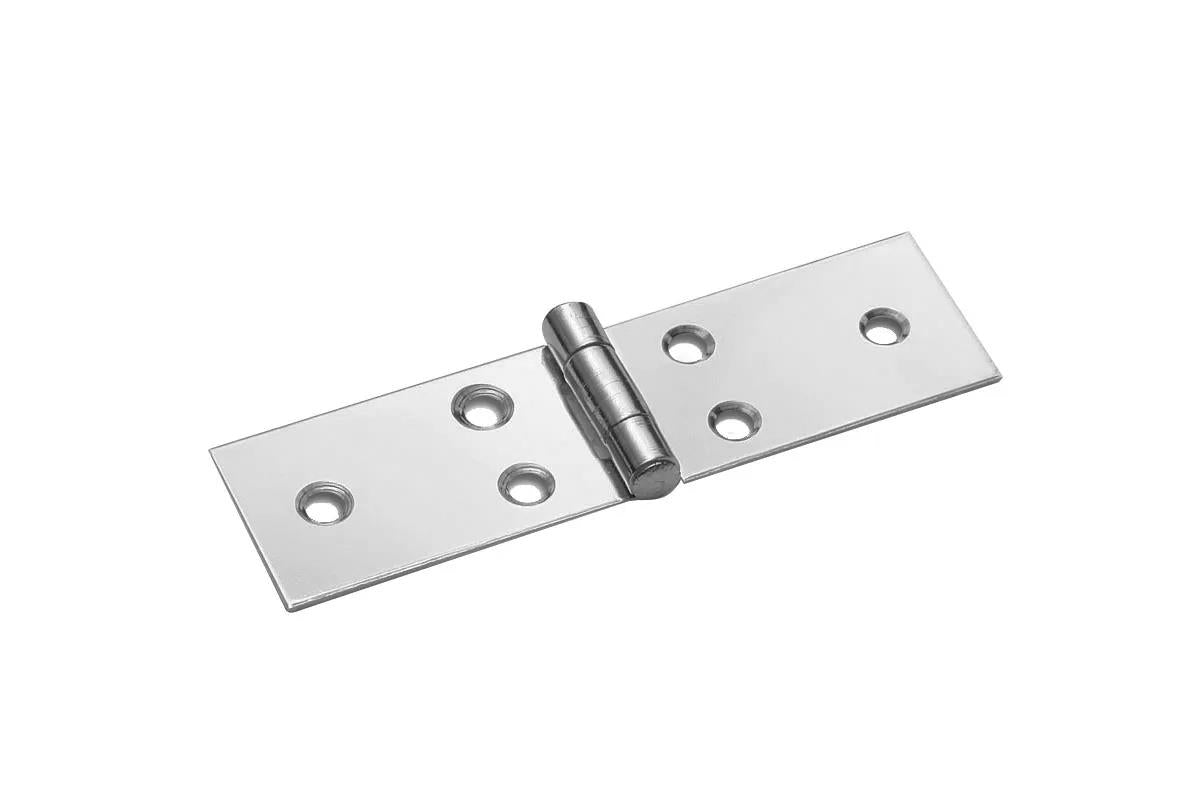Saválló pánt sík felületre, INOX, AISI 304, L=26mm
