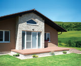 WPC padlódeszka 138x23x4000mm, Szürke/Világosszürke