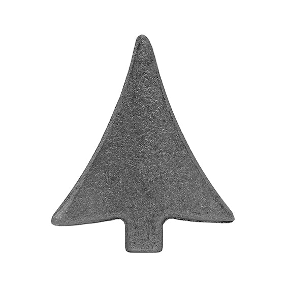 Kovácsolt csúcsdísz b60, h70mm