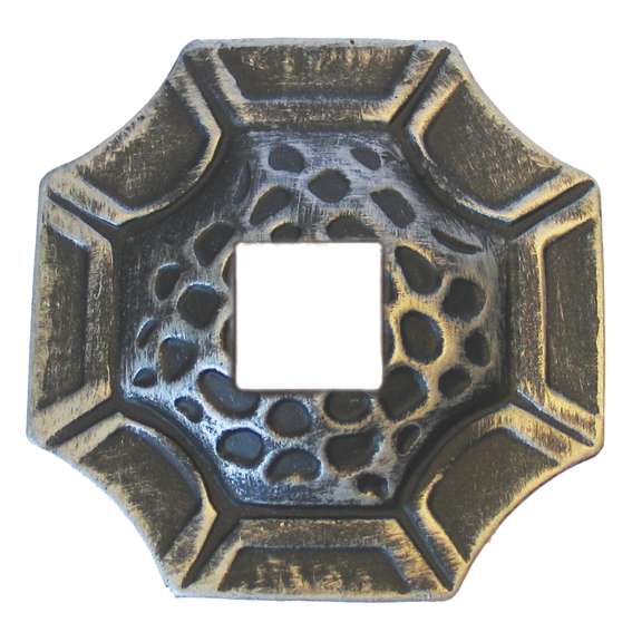 Domború rozetta 76,5x76,5, 13,2x13,2, t2,5mm