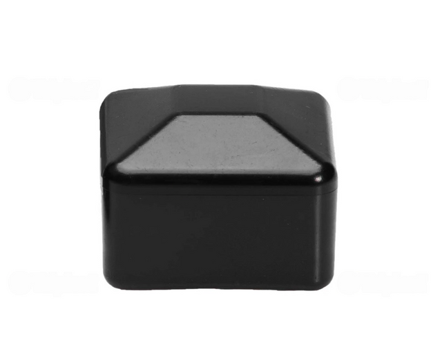 Fekete PVC-beütős prizmatető 70x70mm-PVC