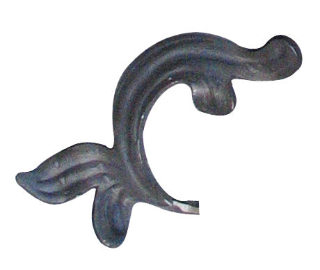 Lemez díszlevél-jobbos h90, b160, t3mm