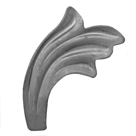 Lemez díszlevél-jobbos 90x50, t3mm