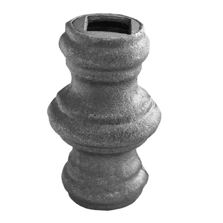 Fűzhető díszelem h65, D38, 12,5x12,5mm