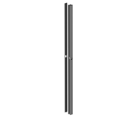 50x60-as alumínium oszlopkészlet és zárófedél záró részhez - 1850mm R7