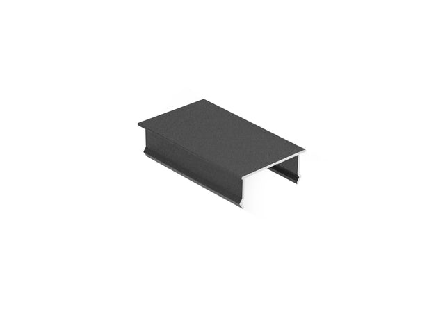 Alumínium fedél a függőleges kerítésbetétre, 40x40 – Antracit RAL 7016