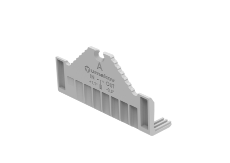 Ékelő és tömítő szett állítható rögzítésű üveghez - canal A